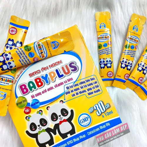Hướng dẫn sử dụng Siro Baby Plus